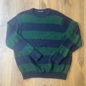 Brandy Melville Green & Navy Striped Sweater FINAL SALE